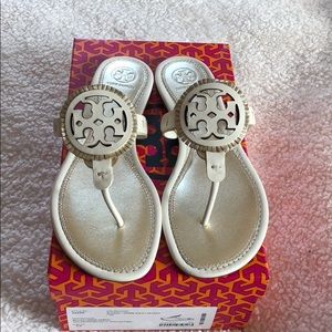 Tory Burch- Miller Fringe Sandals